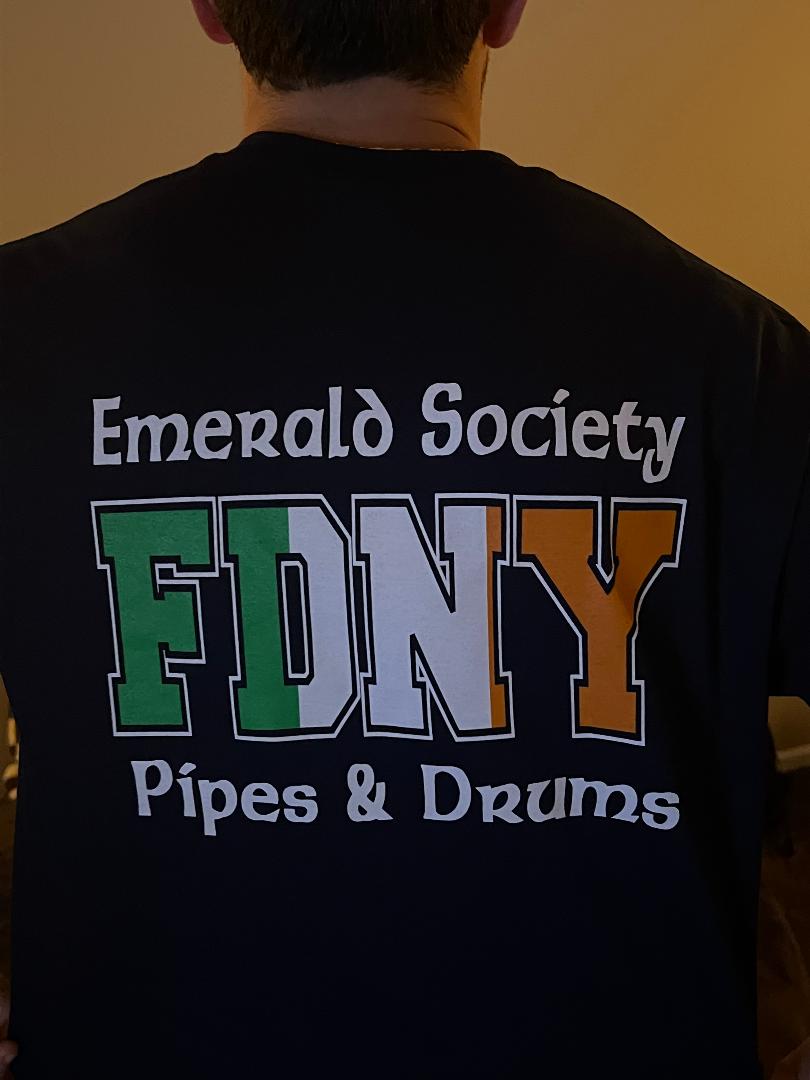 Emerald Society Pipes & Drums Short Sleeve T-ShirtXL